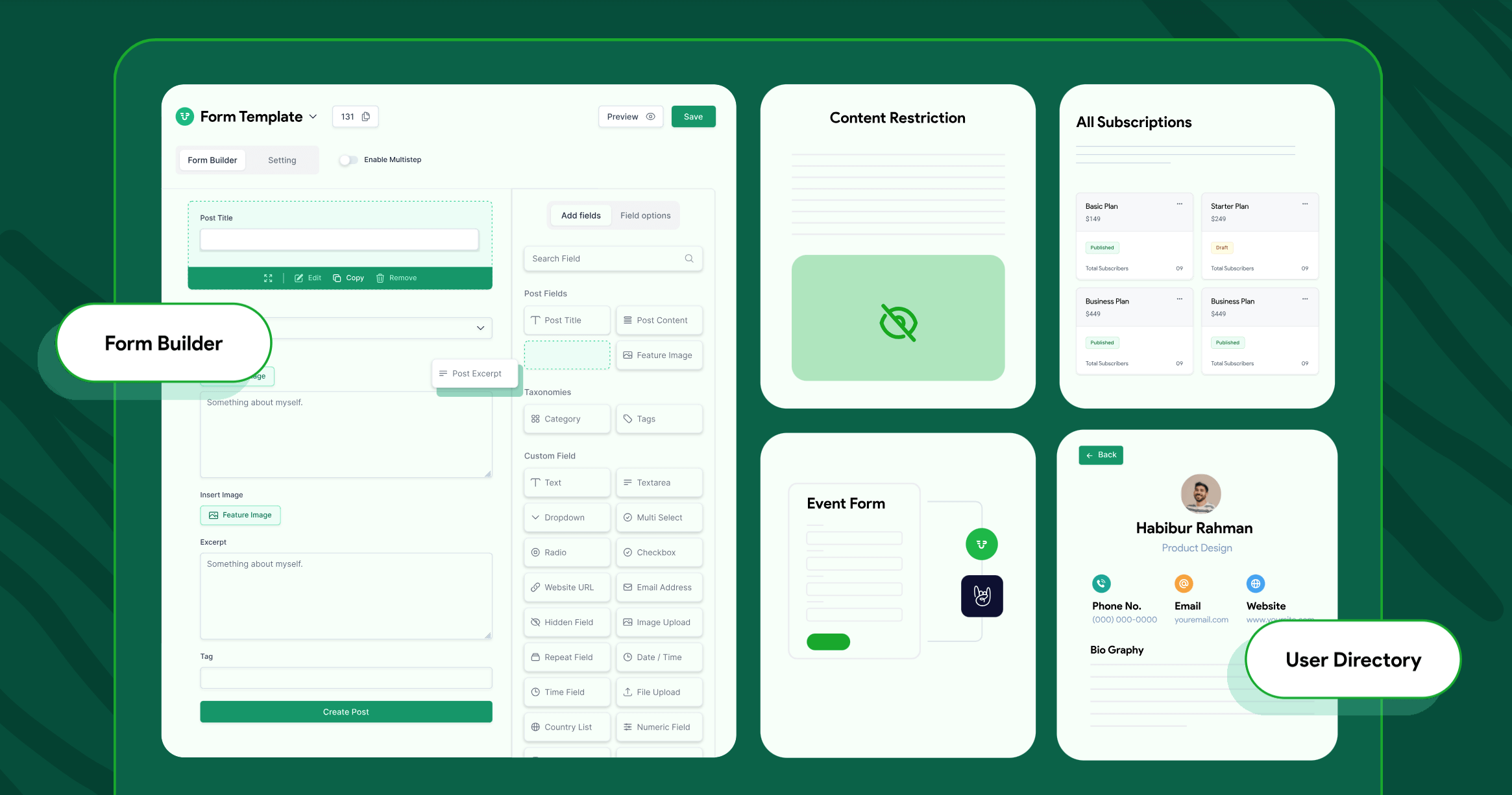 Use WP User Frontend Pro to Build Your Membership Site