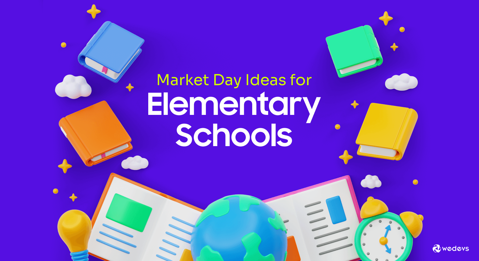 This image shows school market day ideas for elementary school.