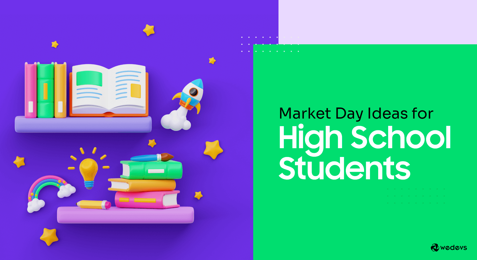 This is a screenshot that shows a high school student is looking for market day ideas.