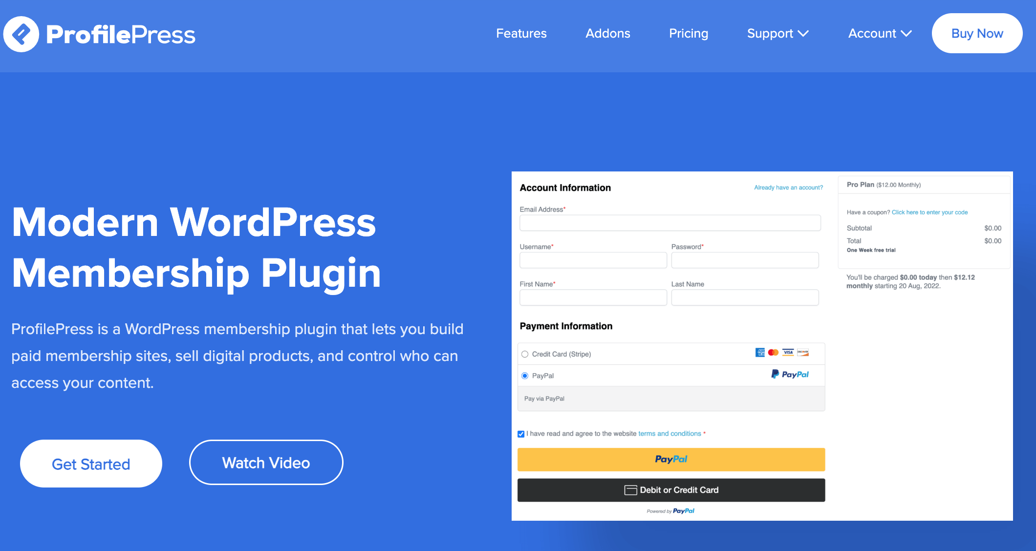 3. ProfilePress