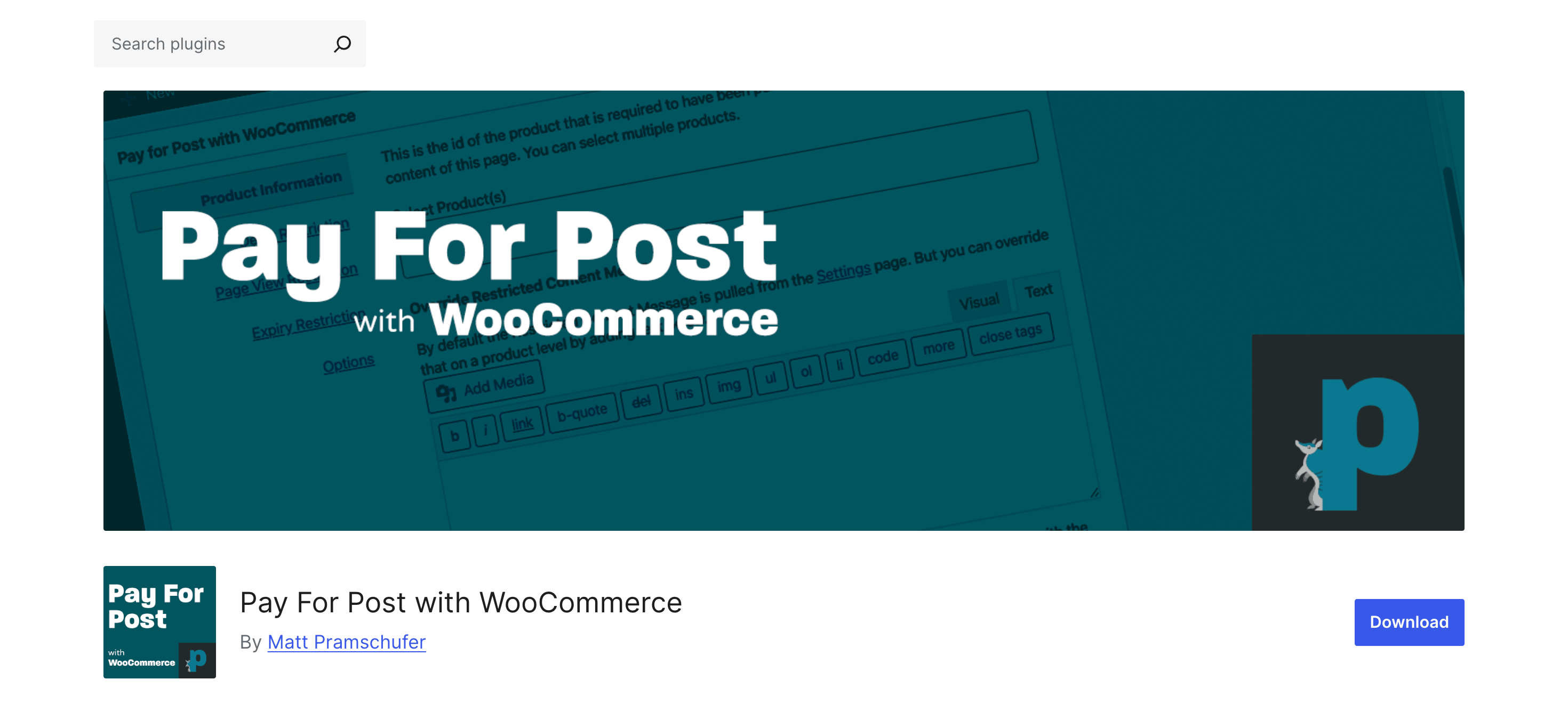 WooCommerce Pay Per Post