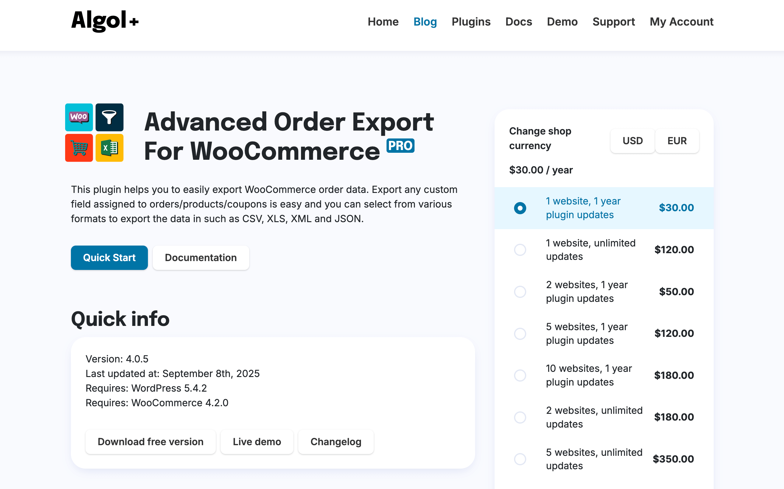Advanced Order Export for WooCommerce