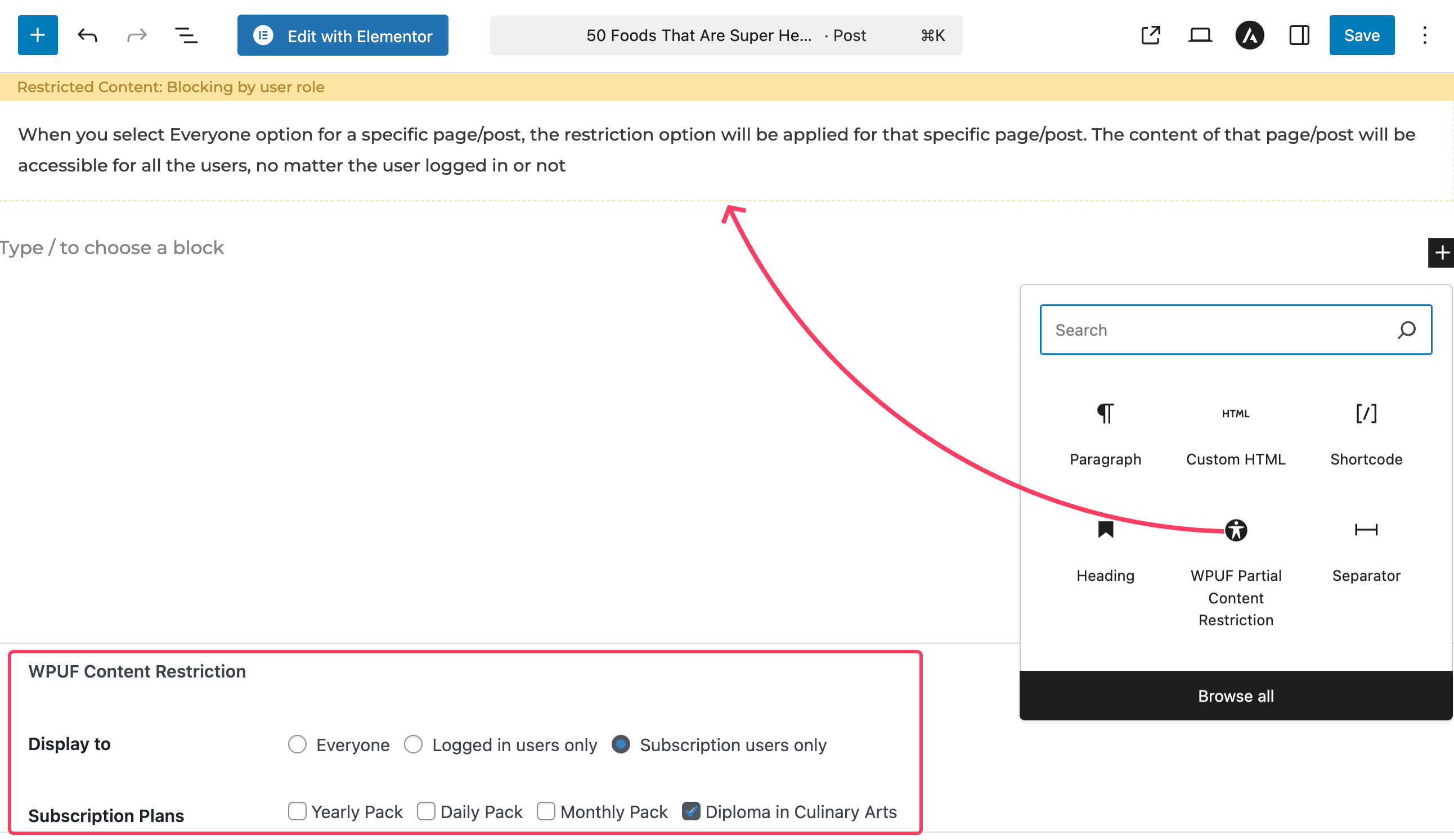 Manage Memberships & Content Access