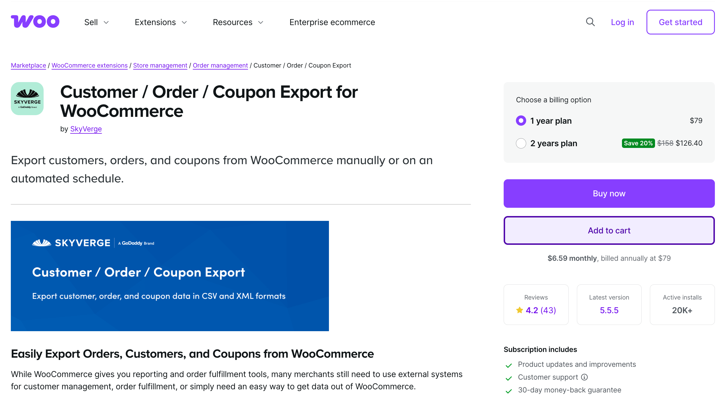 WooCommerce Customer / Order / Coupon Export