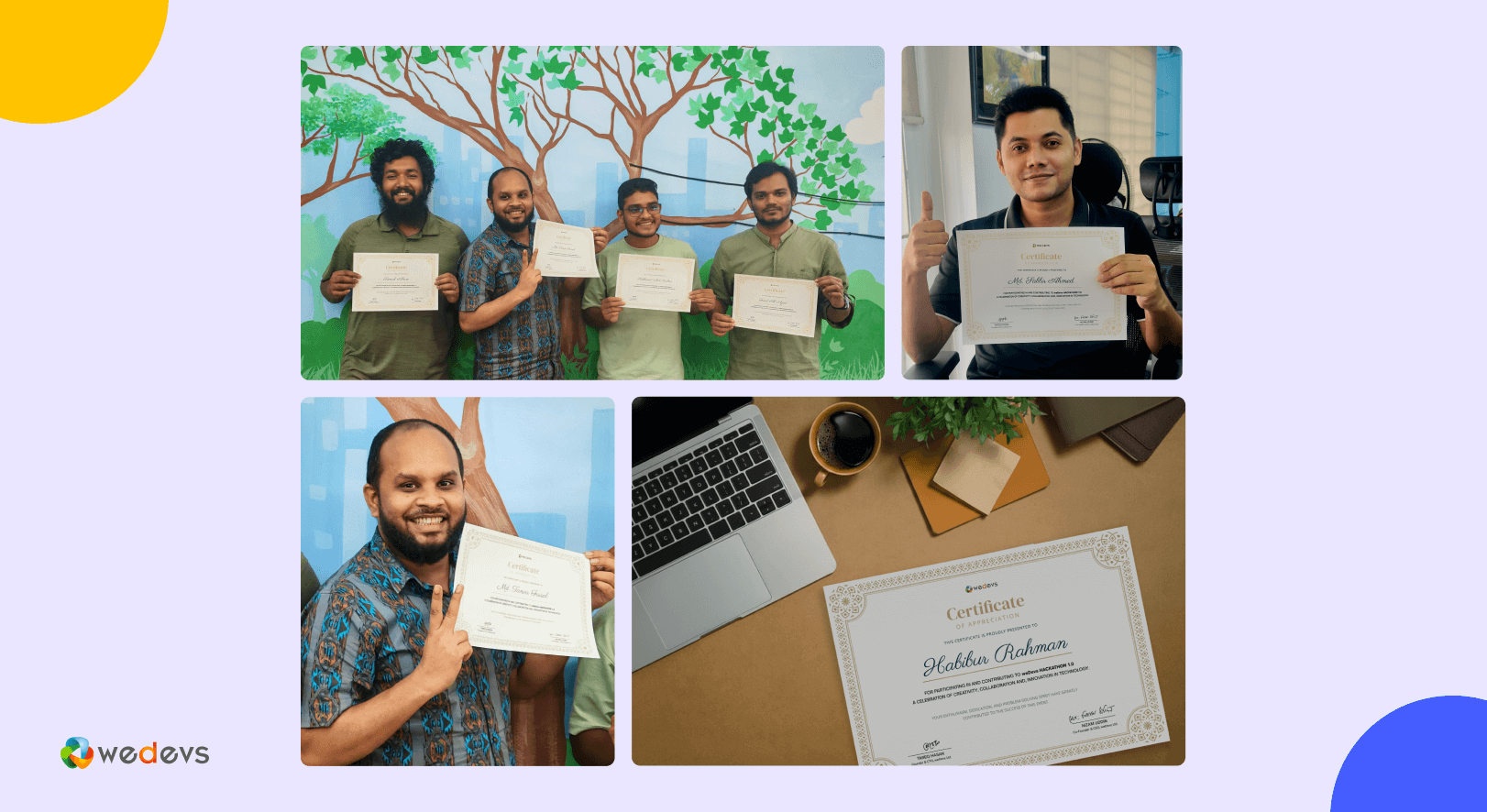 Certificates of Hackathon 1.0