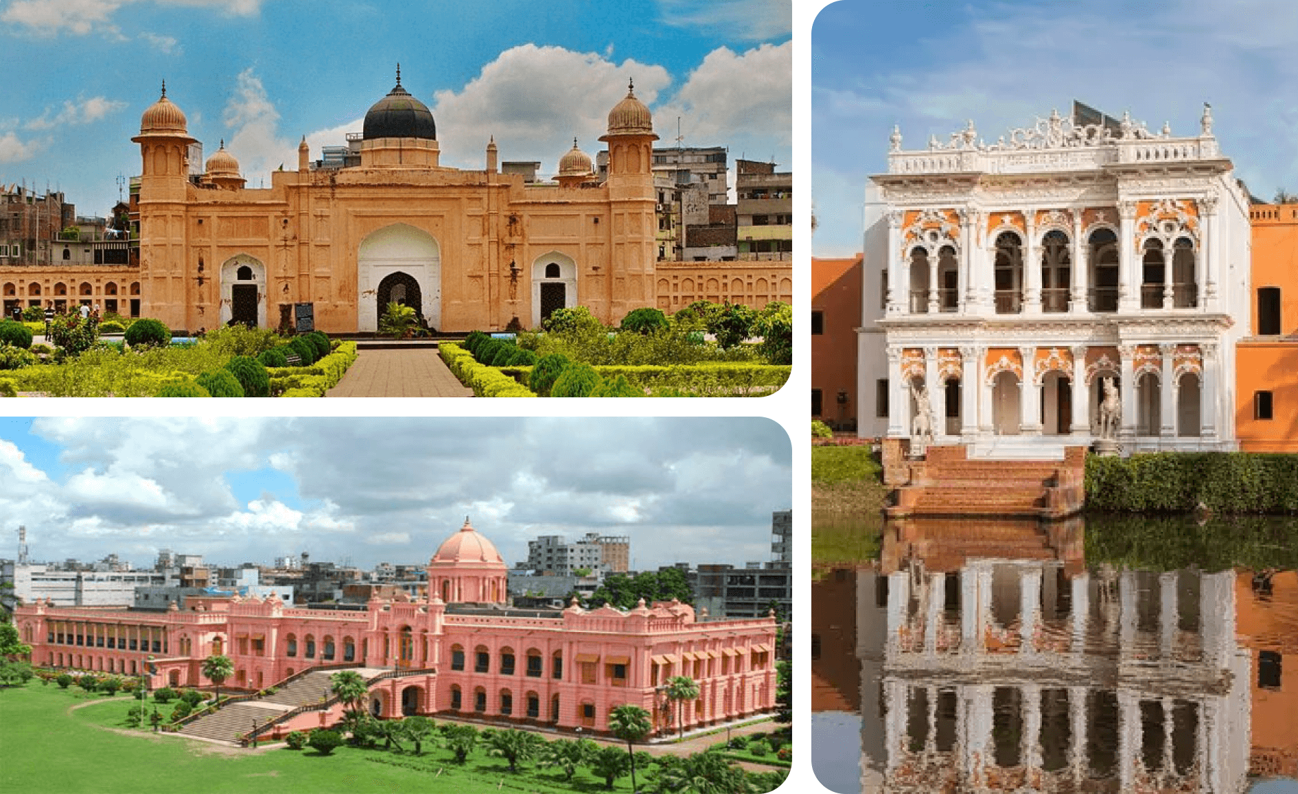 For Collage, Lalbagh, Ahsan Manjil, Sonargaon Circle