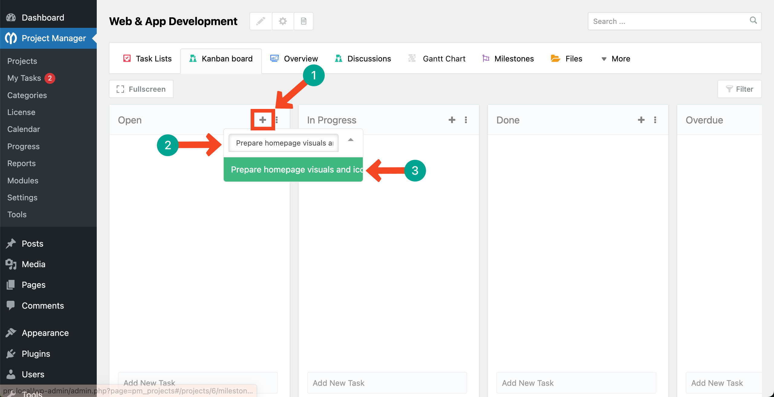 Start importing sub tasks to the Kanban Board