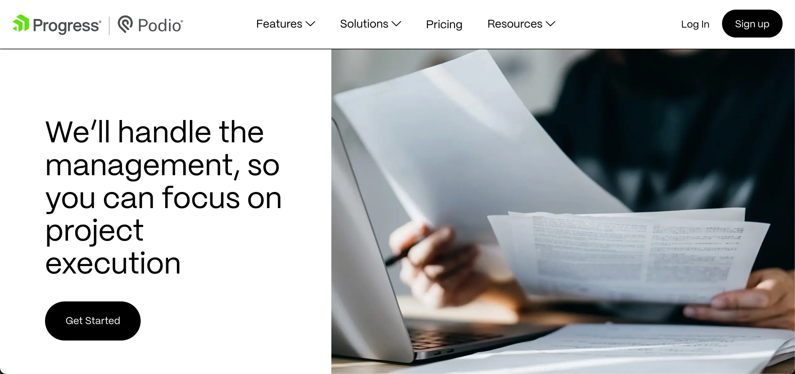 Podio project management plugin