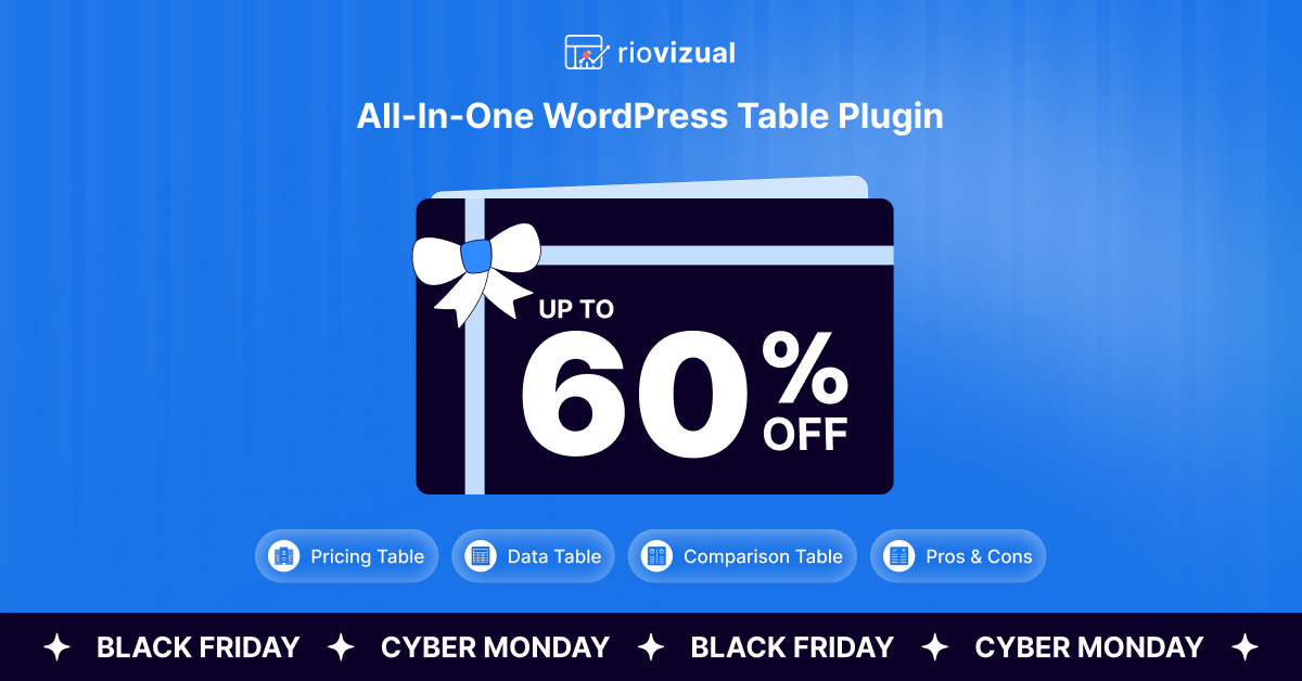 RioVizual: All-in-One WordPress Table Plugin
