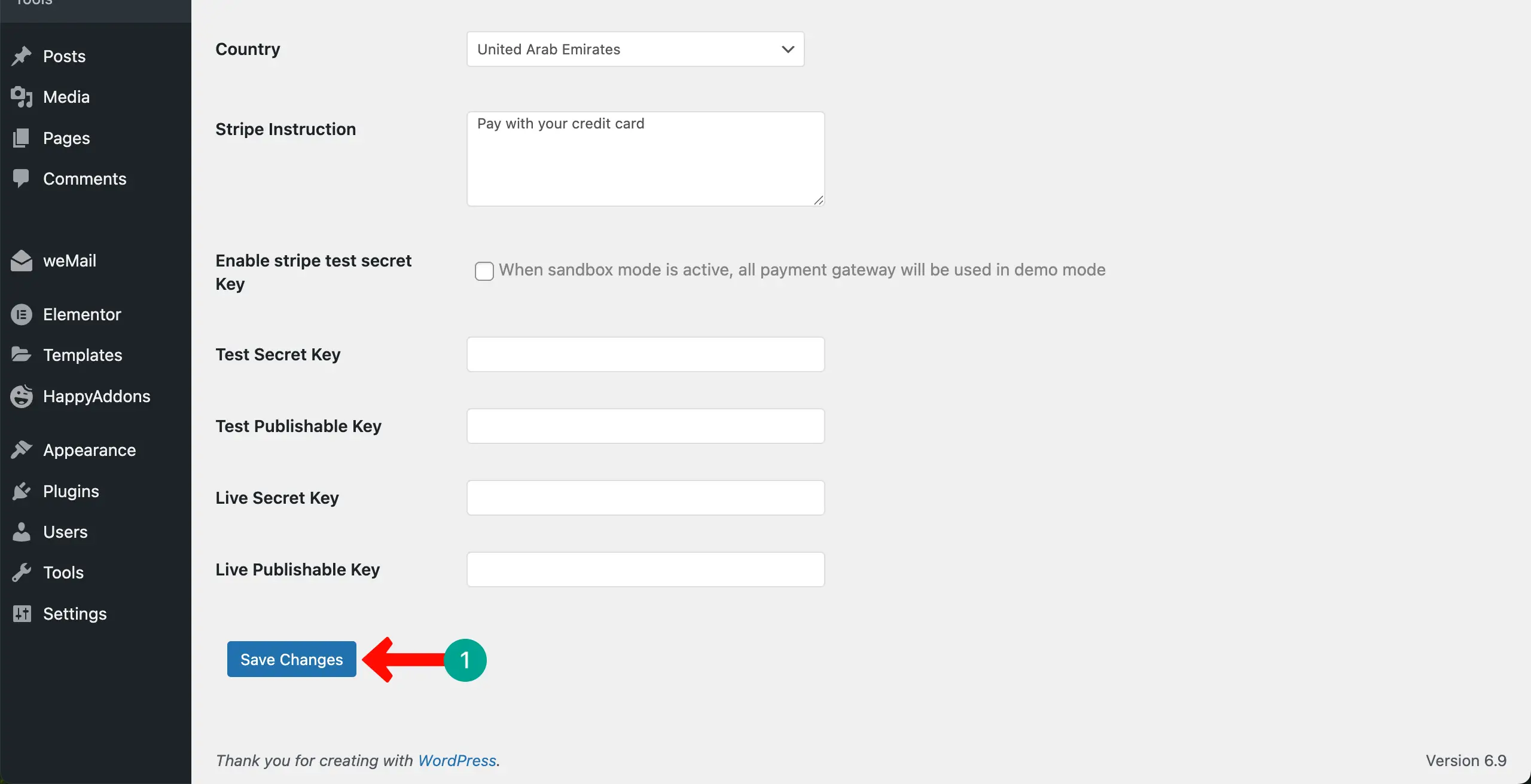 Configure other settings of the WP Project Manager's invoice generator