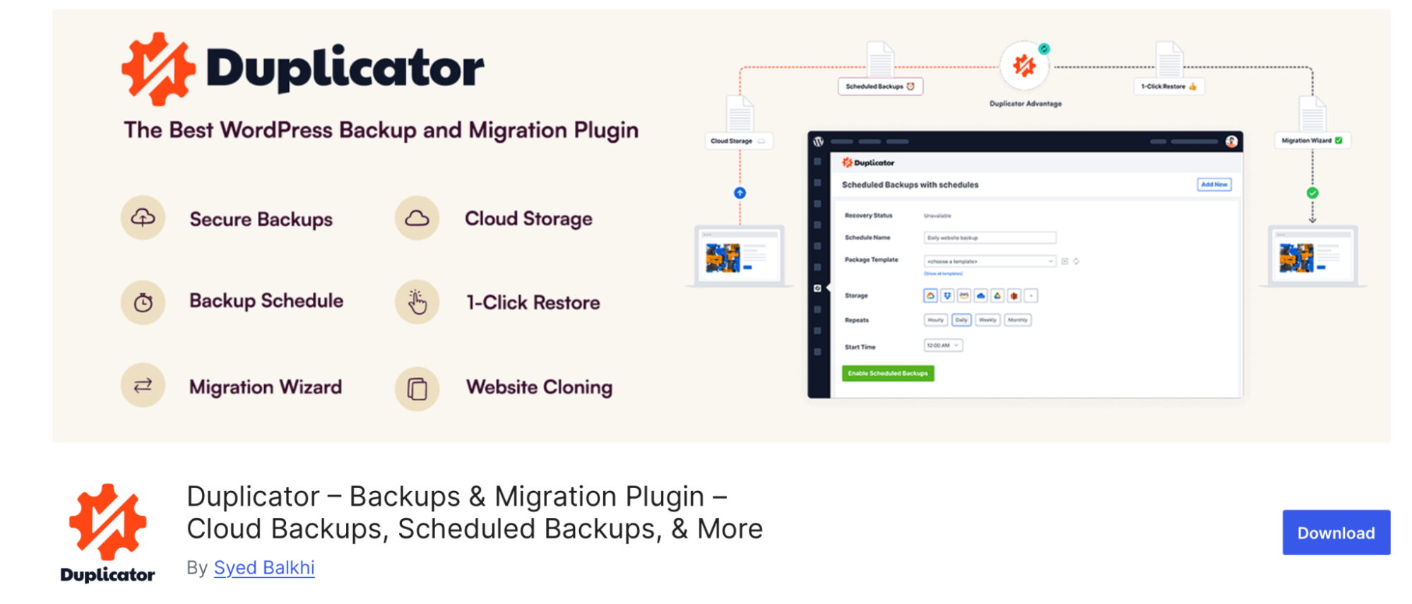 Duplicator - Must-have WordPress plugins 