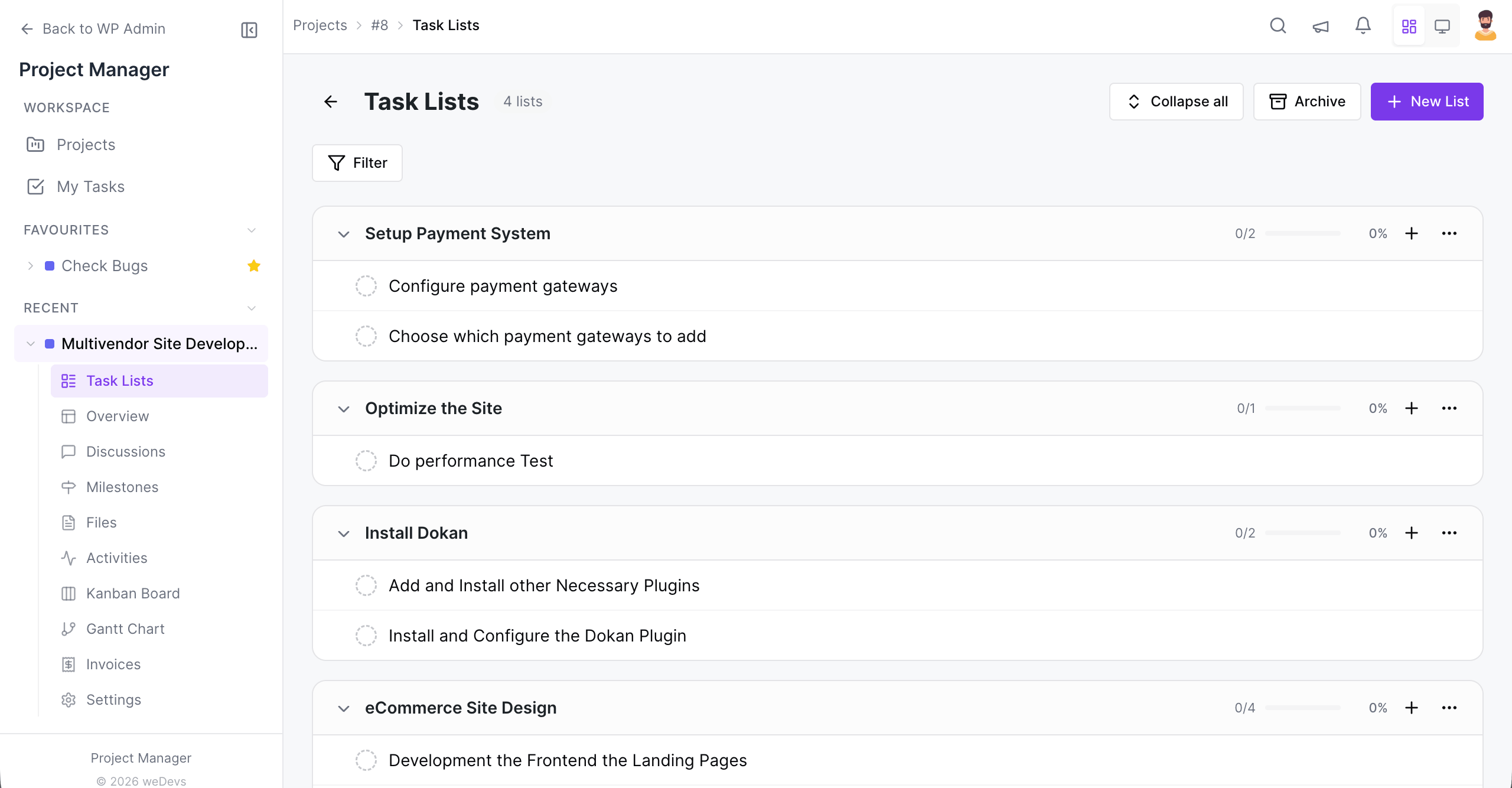 A project generated with AI