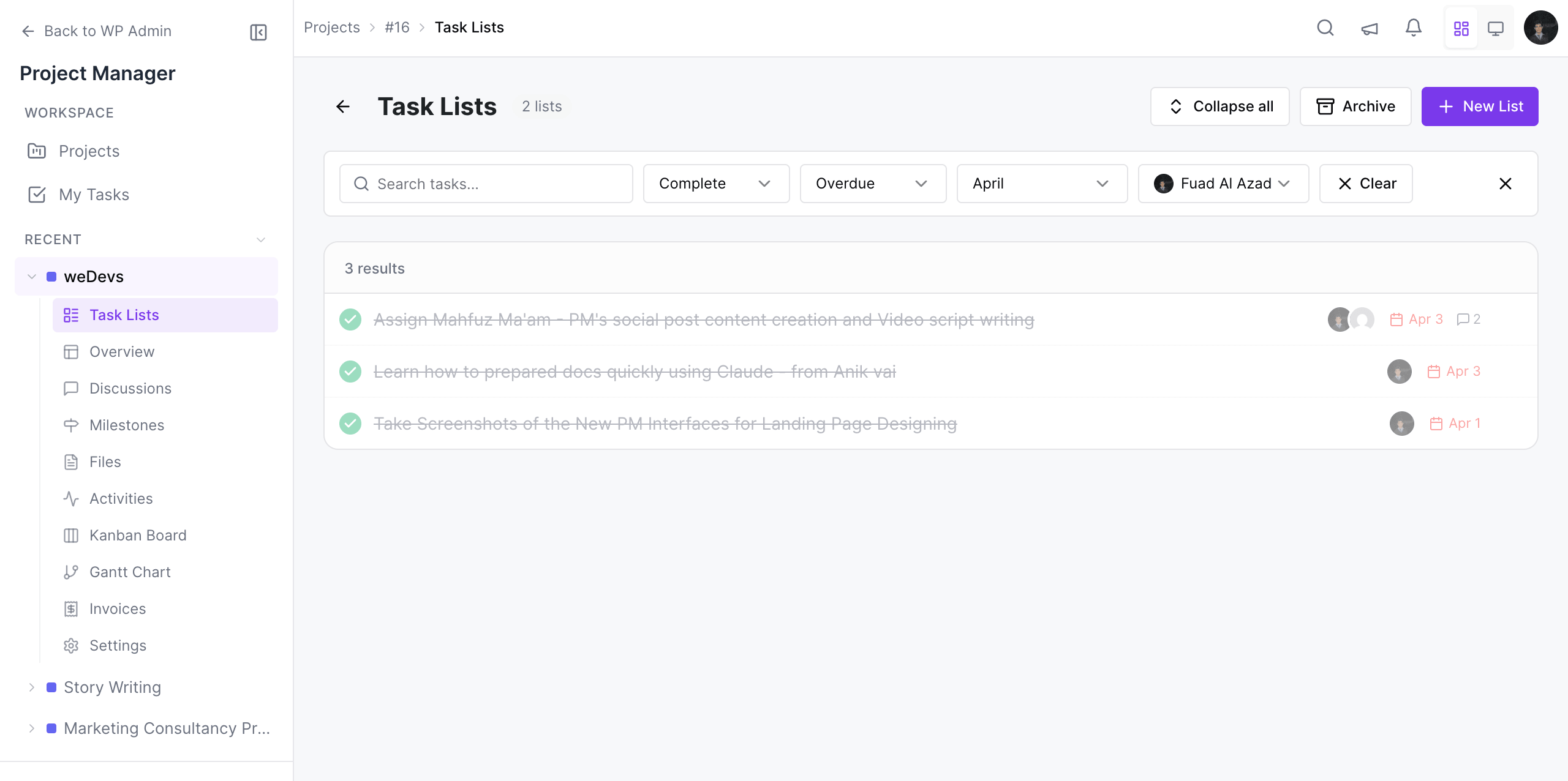 More filtering options have been explored