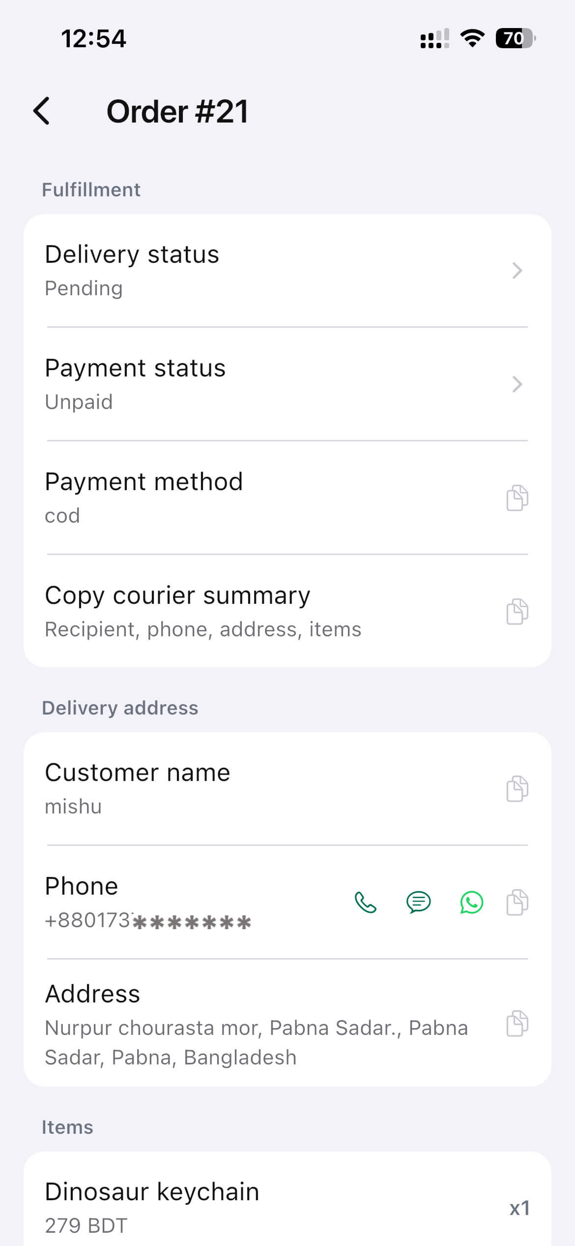Meet SellBuddy: A Mobile Ecommerce App Designed for WooCommerce Stores 12 Order Details