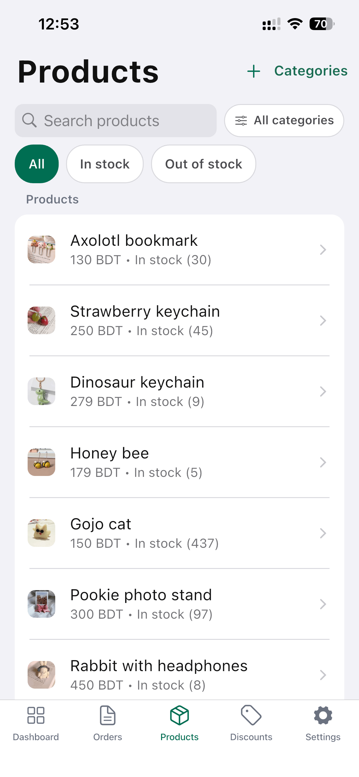 Meet SellBuddy: A Mobile Ecommerce App Designed for WooCommerce Stores 10 Products