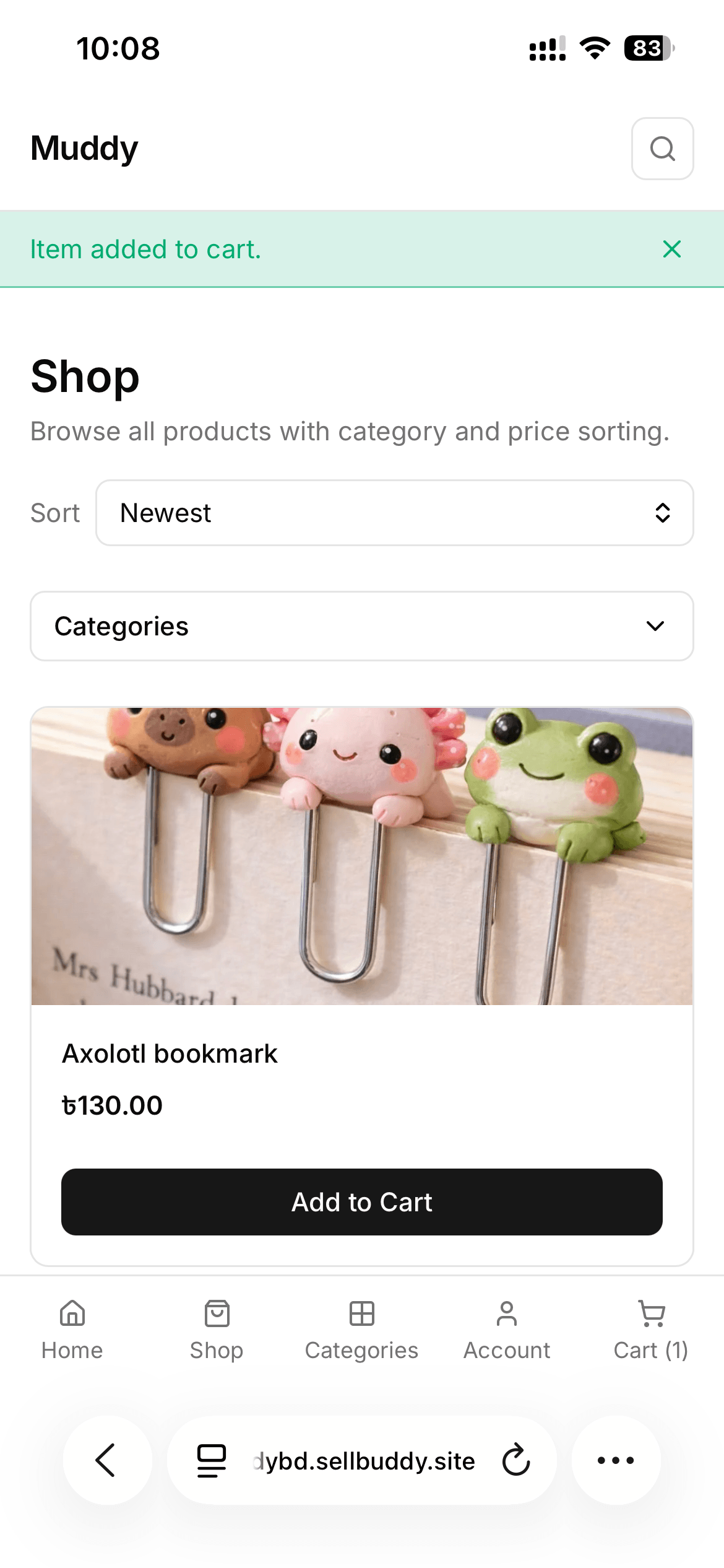 Meet SellBuddy: A Mobile Ecommerce App Designed for WooCommerce Stores 14 Shop 1