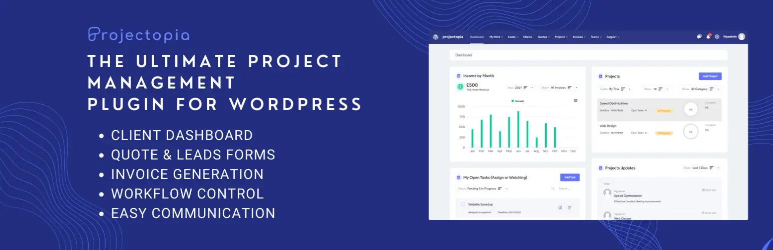 Projectopia plugin