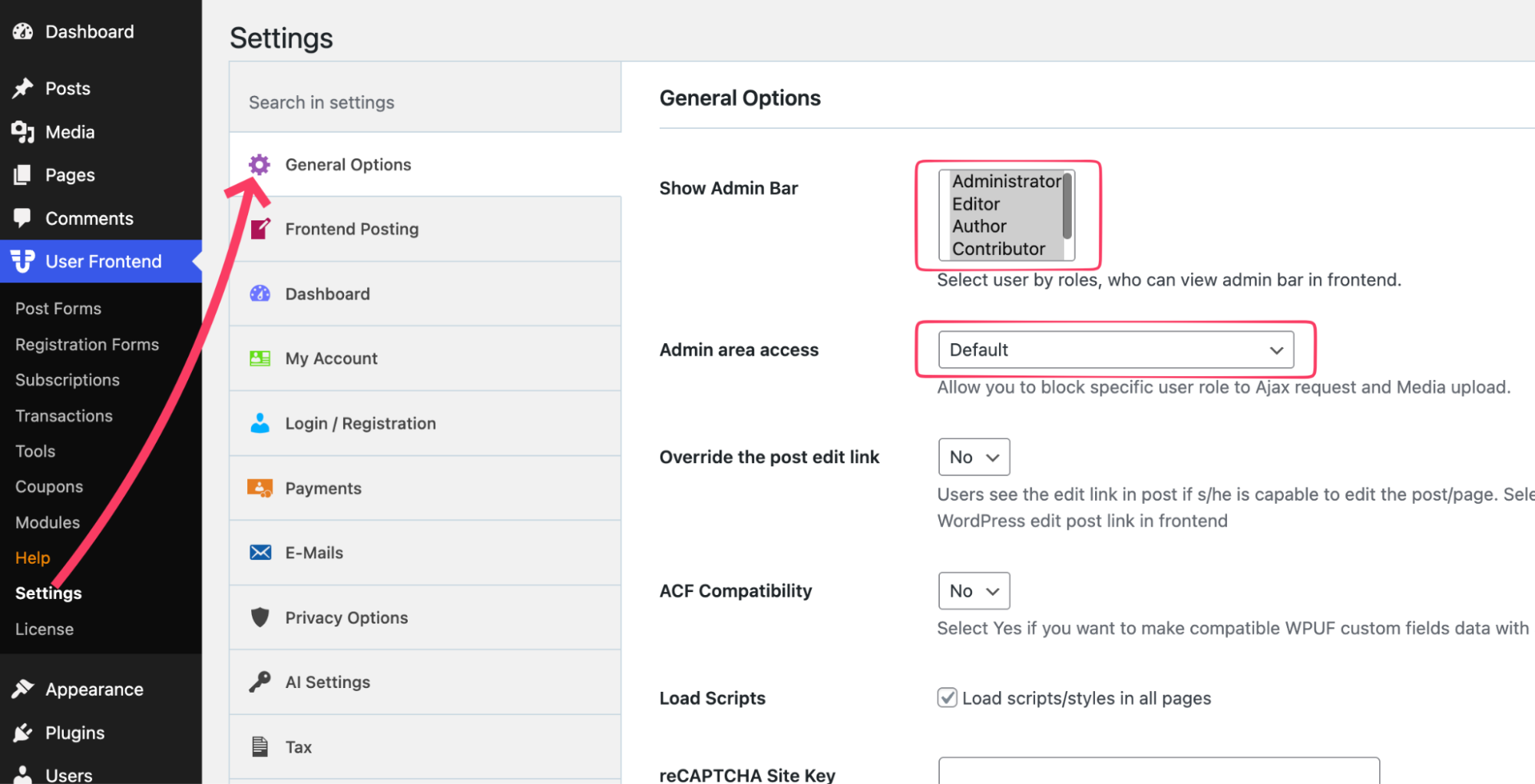 Step 5: Restrict wp-admin Access and Set Login Redirects