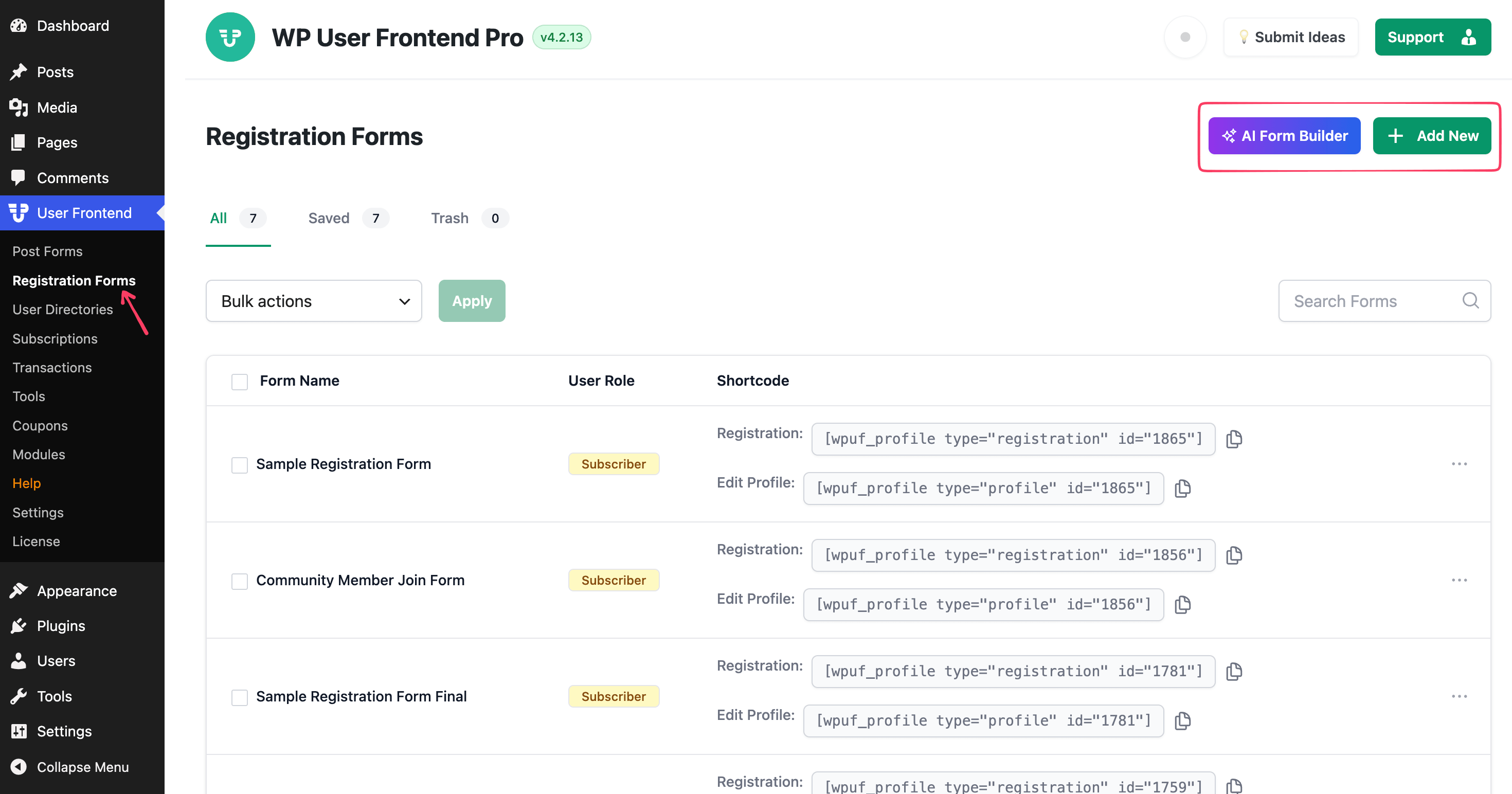 How to Create a Registration Form in WordPress Using WP User Frontend Pro