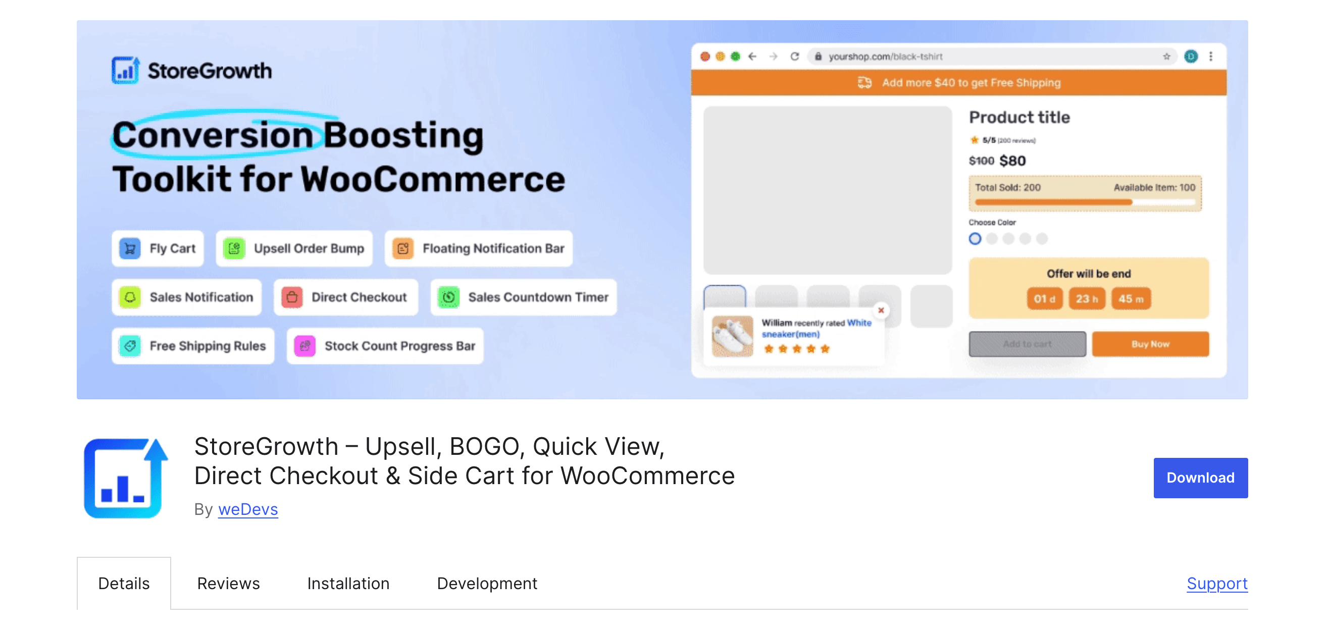 StoreGrowth – WooCommerce Conversion Toolkit
