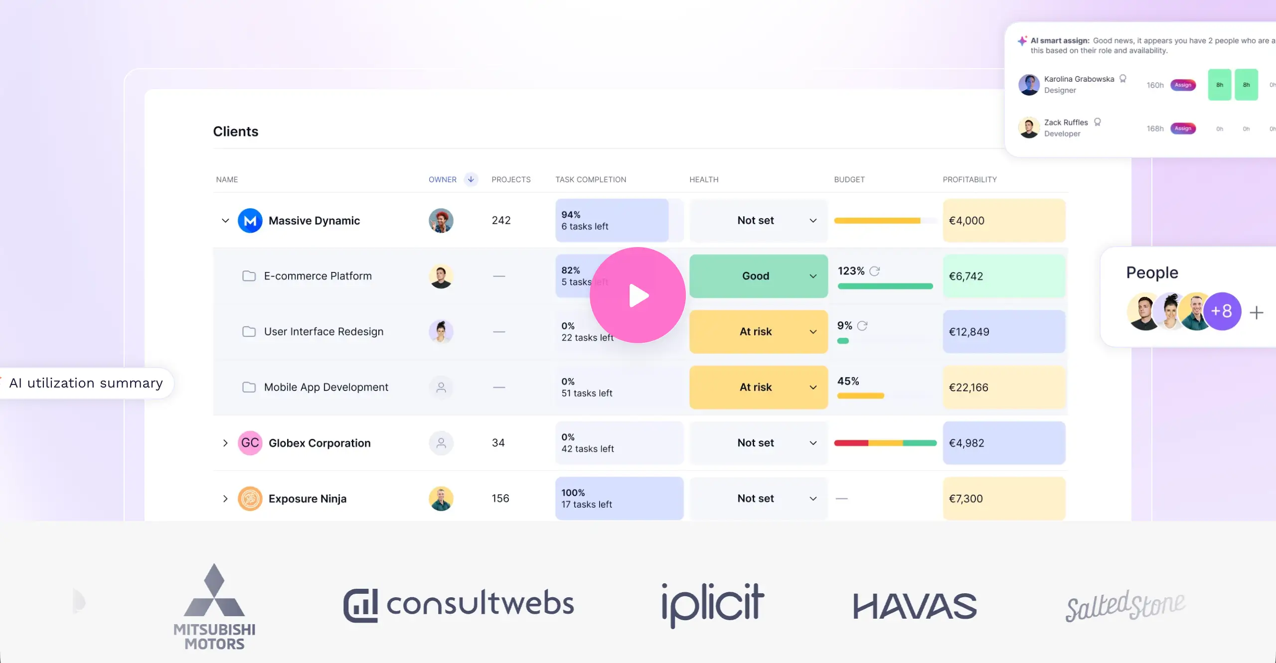 Teamwork time tracker and invoicing